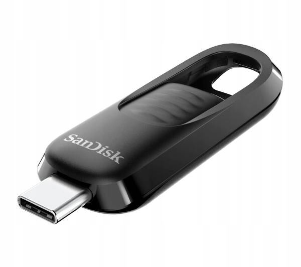  Pendrive sandiskas itin slider 128gb usb 3.2 tipas c atmintis mobilus 400 mbps