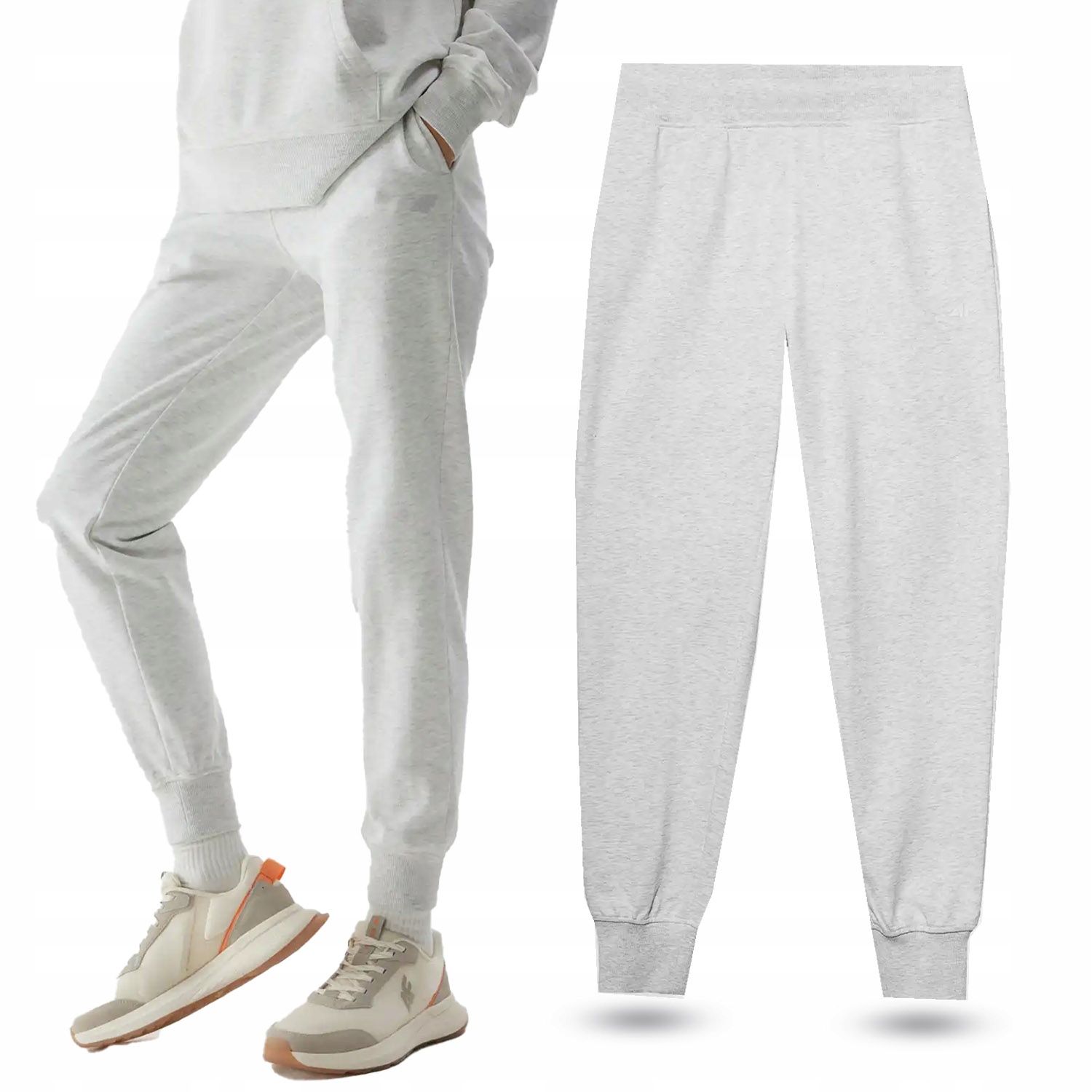  Damen jogginghose 4f sport trainings baumwolle mit taschen ss24f606
