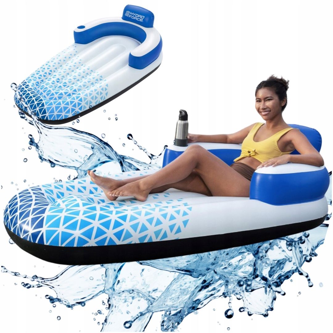 Armchair for swimming inflatable wheel - 90kg for water lake with backrest