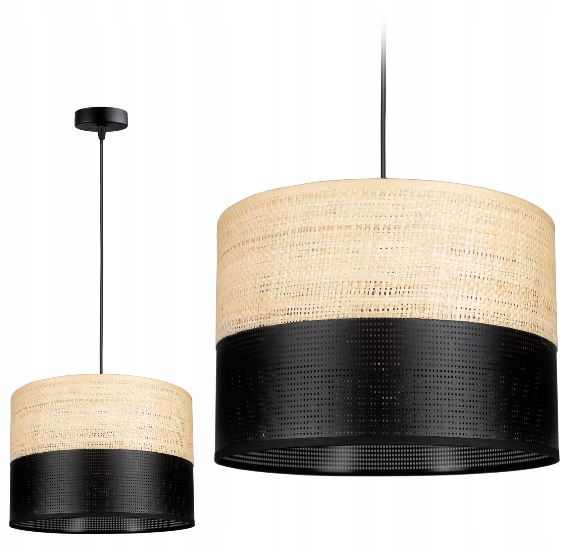  Pendel-deckenleuchte lampe stehlampe modern rattan boho loft-stil led