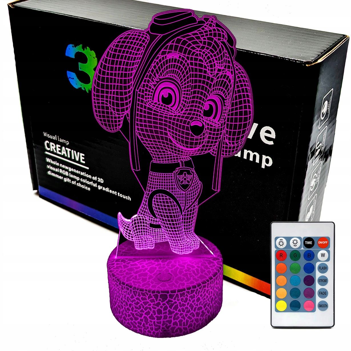  Noční světlo fortnite 3d lampy led