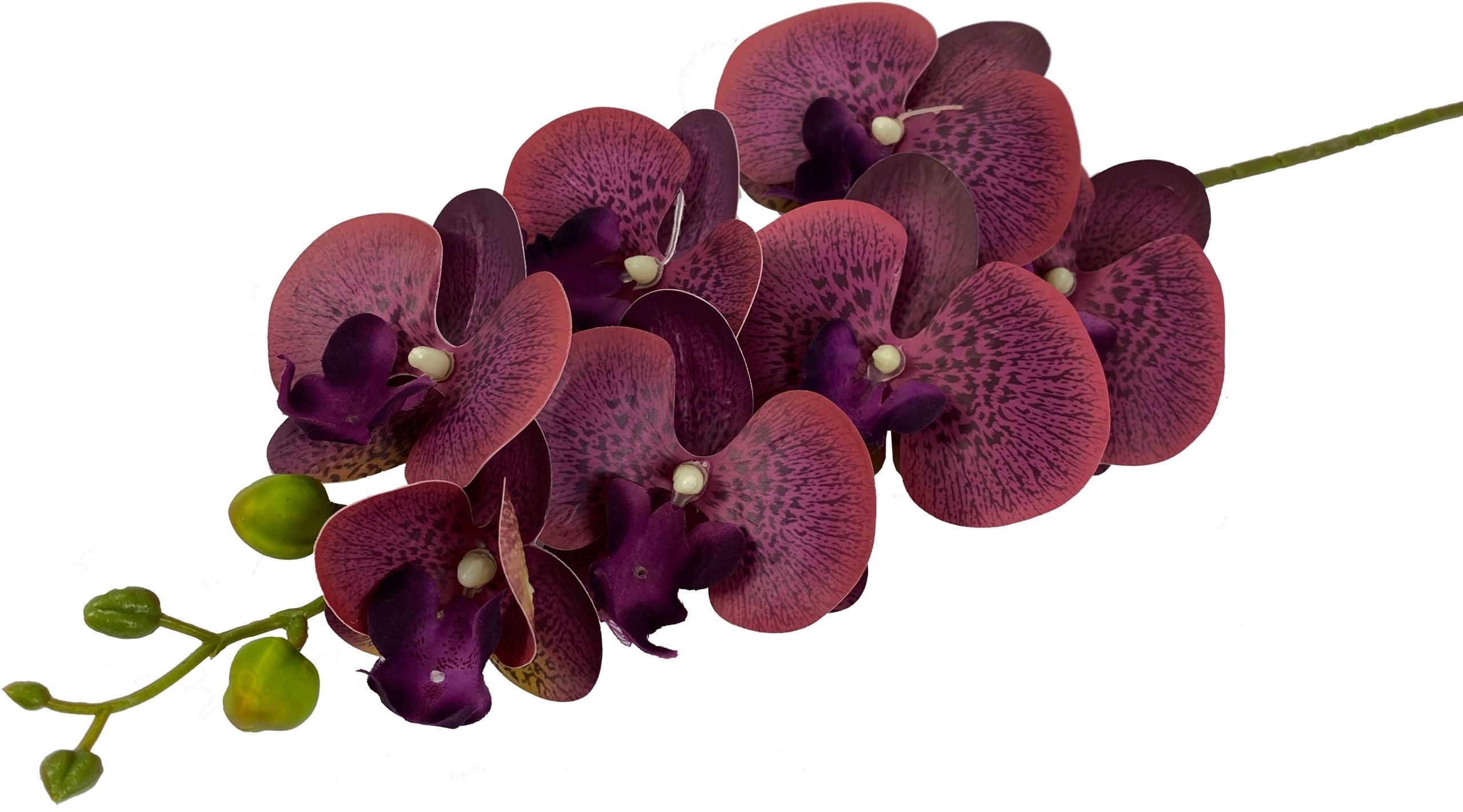  Orchid twig 20 flowers 76 cm rubber