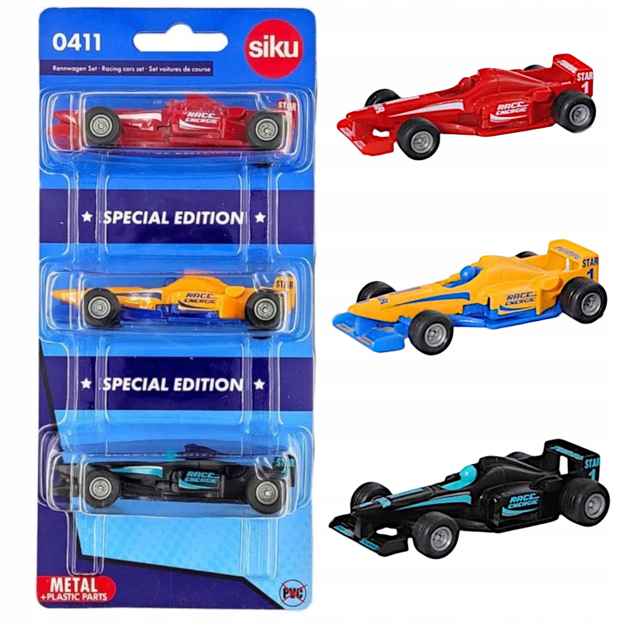  Pinkeln garnitur 3 auto rennen formula modell metall s0411