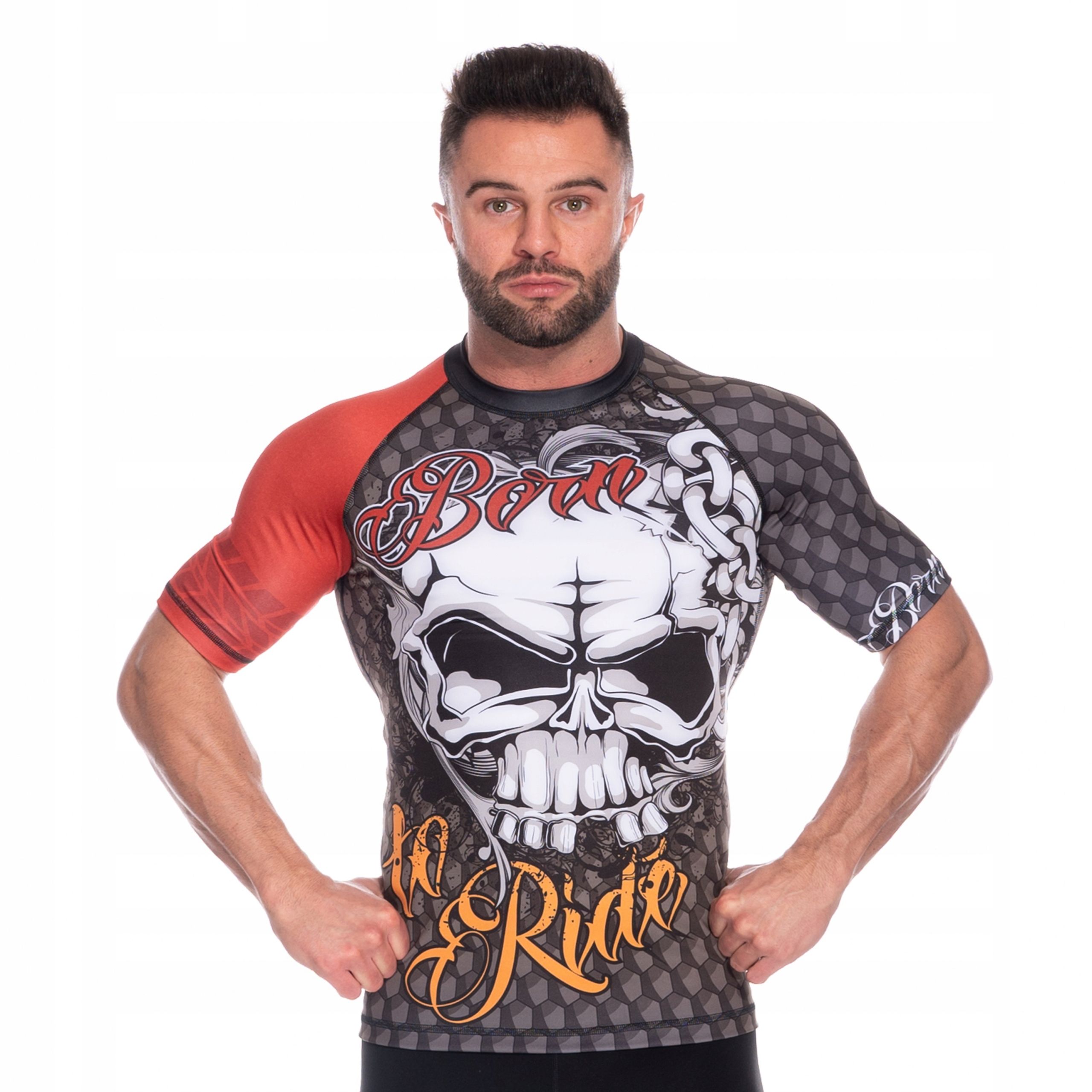  Treniņu t-krekli izsargs mma īsas piedurknes inde red