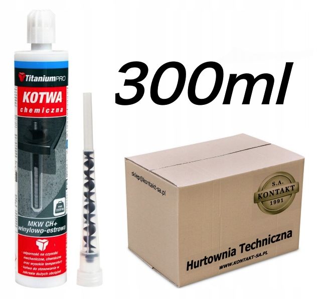  Cheminis ankeris, masė kotwiaca mkw titanas 300ml