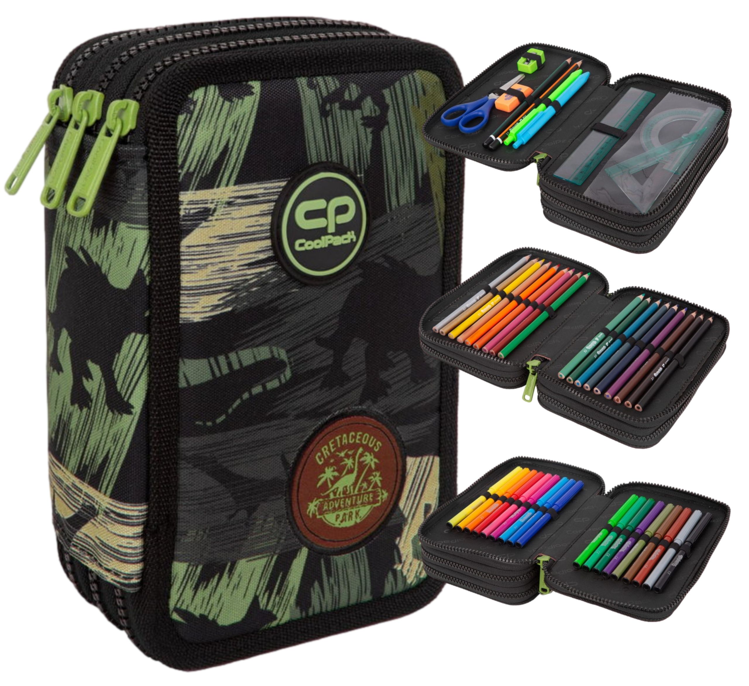  Tříkomorový penál s příslušenstvím coolpack jumpe