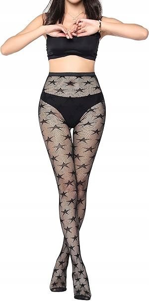  Mk3rs2 fishnet tights 2 couples. black with high waist size universal