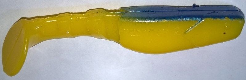  Manns predator 3,5cm geltonas su juodu grzbietem