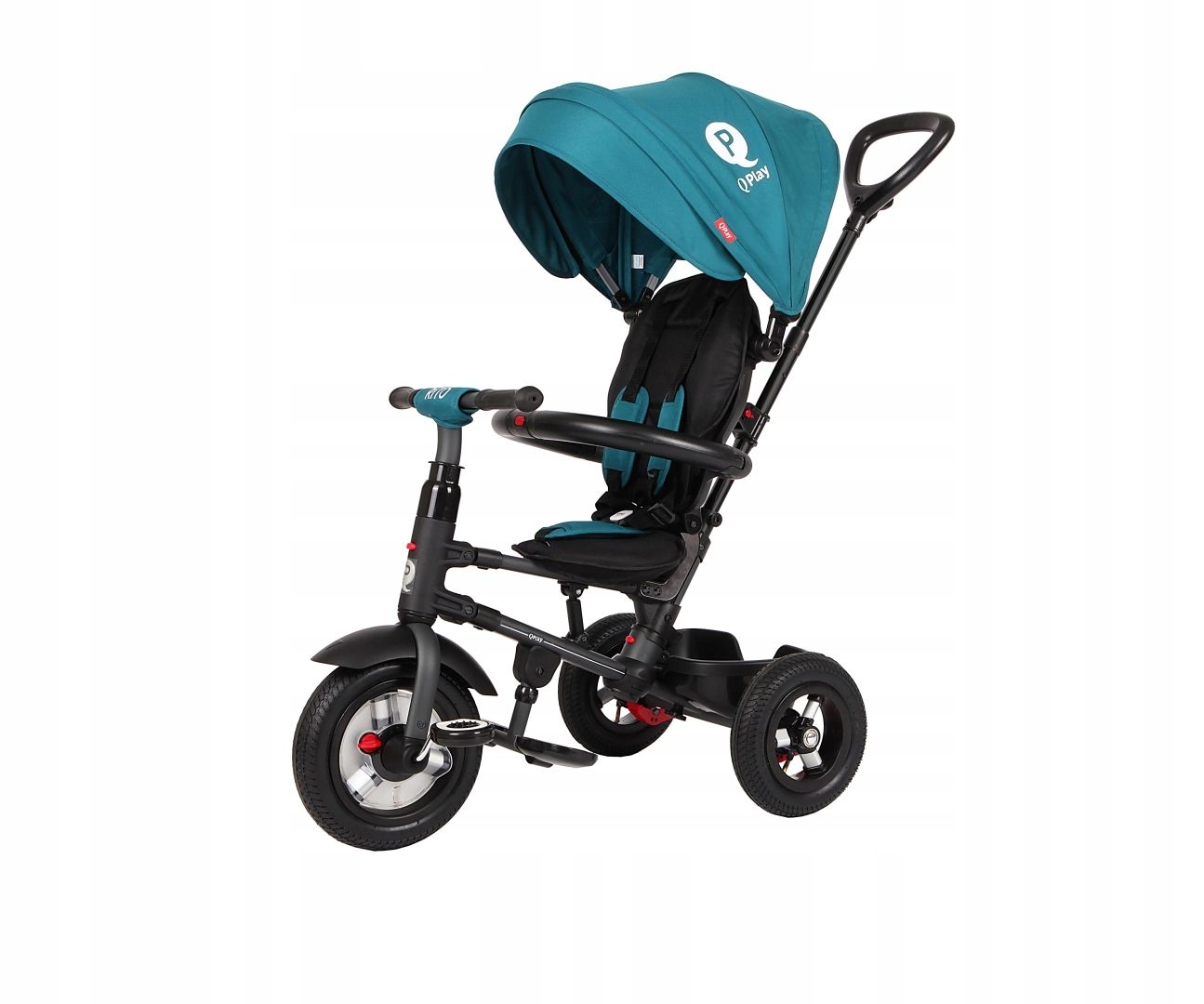  Tricycle 3in1 pusher stroller for children rito star qplay grey