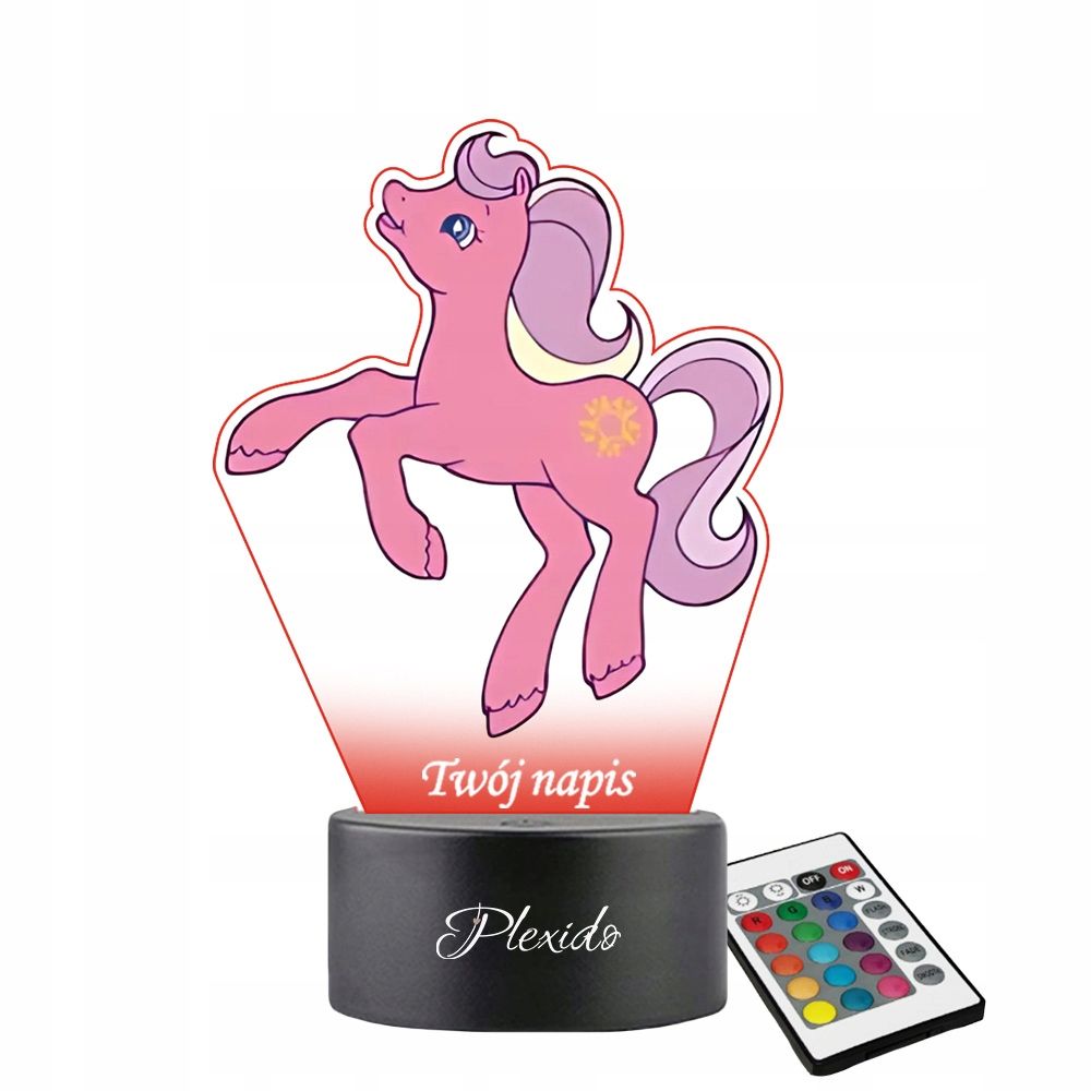  Öine valgus trükiga uv led muinasjutt lastele my little poni daamid