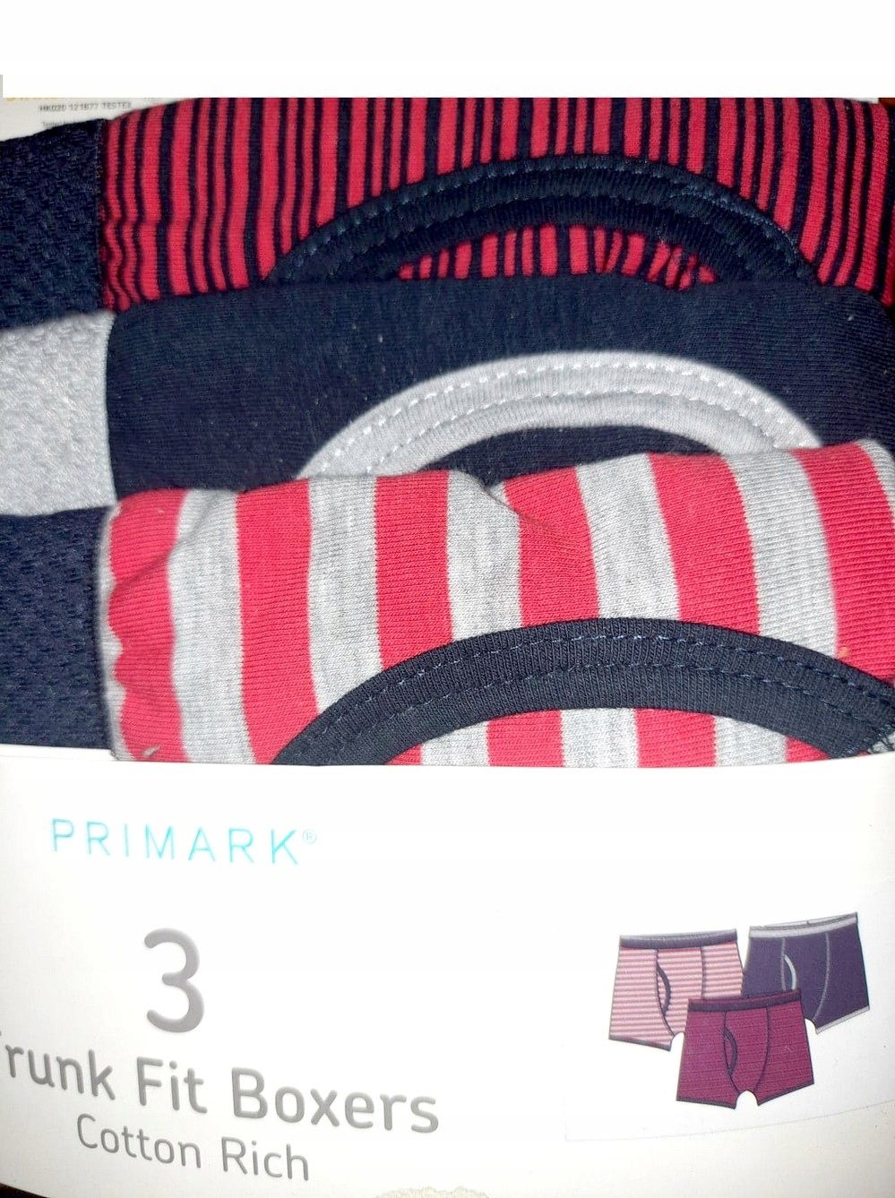  Boxerky nohavičky na 6-7 rok primark 122 7 párov čierny