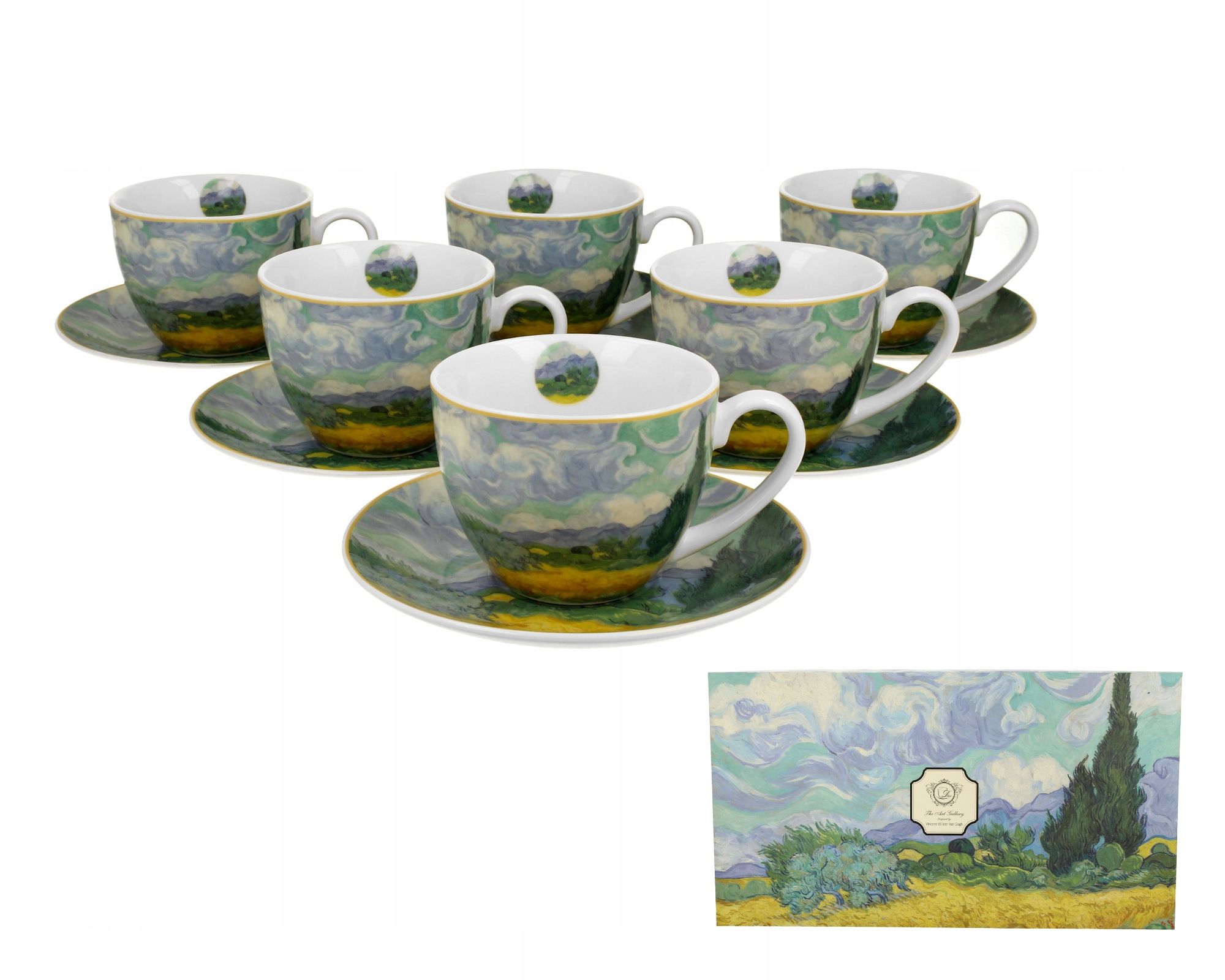  2 cups espresso with saucers safa
