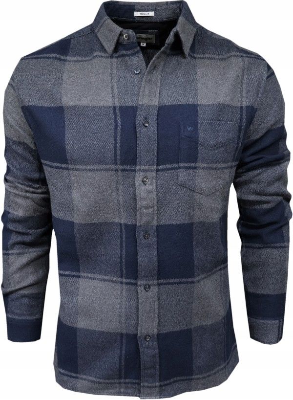  Wrangler košeľa regular fit kockovaný white xl