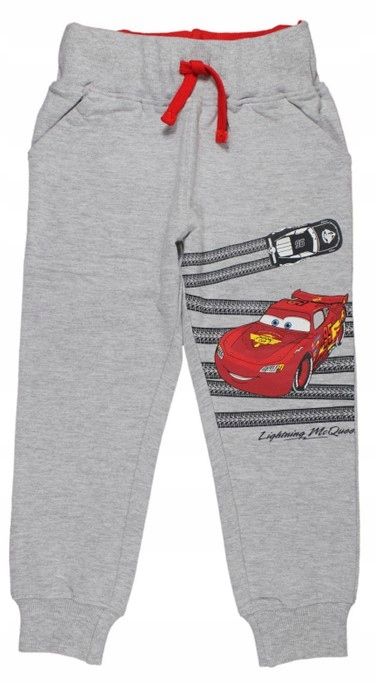  Tepláky pre chlapcov detské tmavosivá mcqueen autá 128