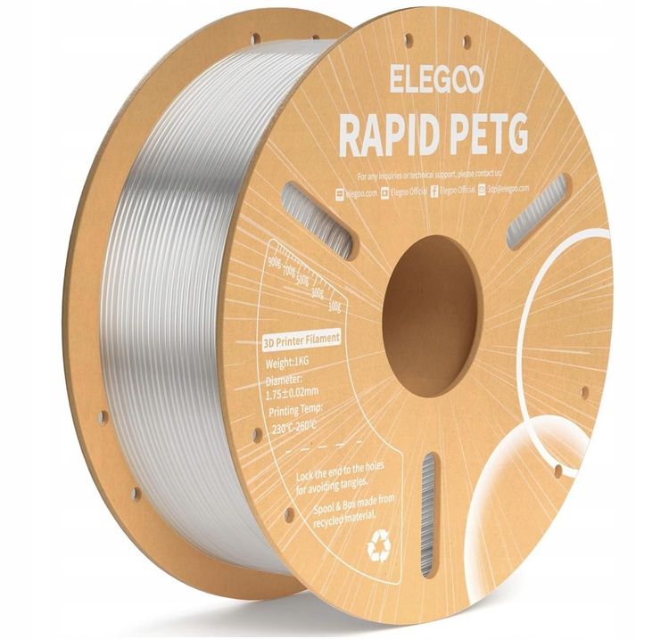  Faden schnell petg elegoo 1,75 mm 1000 g beige