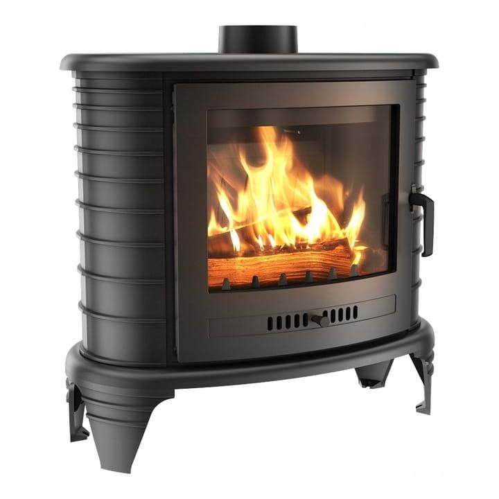 Čuguna krāsns kaza k6 brīvi stāvošs kamīns 8 kw fi 150 krāsns eco uz koksne