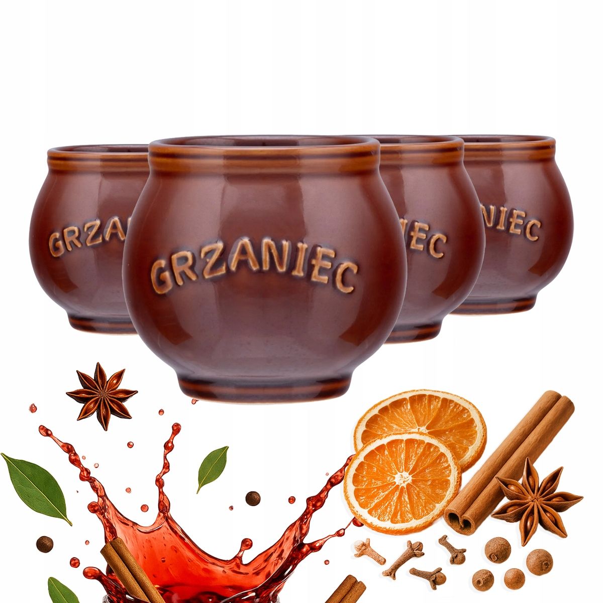 Tassen mit nach gehör für glühwein wein i bier keramik altom design 250 ml 6 pcs.