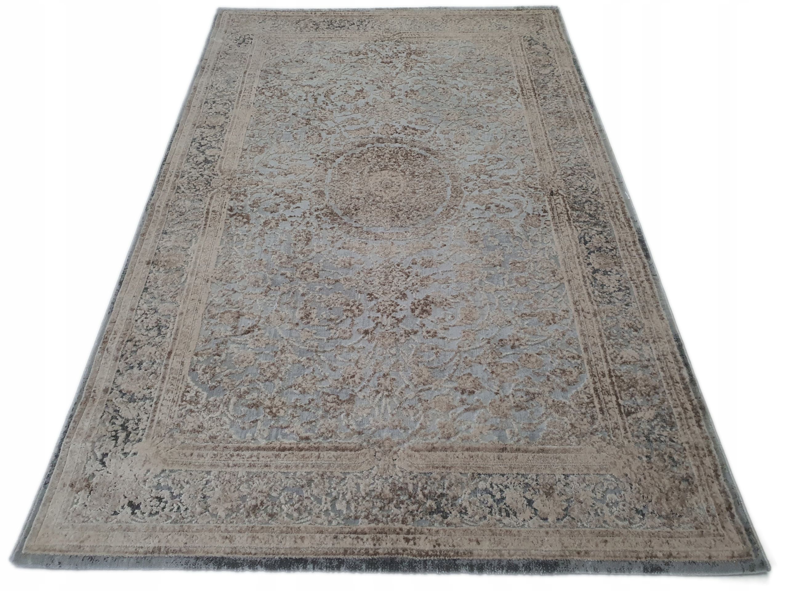  Kilimas laila vintage lofto stiliaus pilkas mėlynas 200x300 nakrapiany betonas pilka