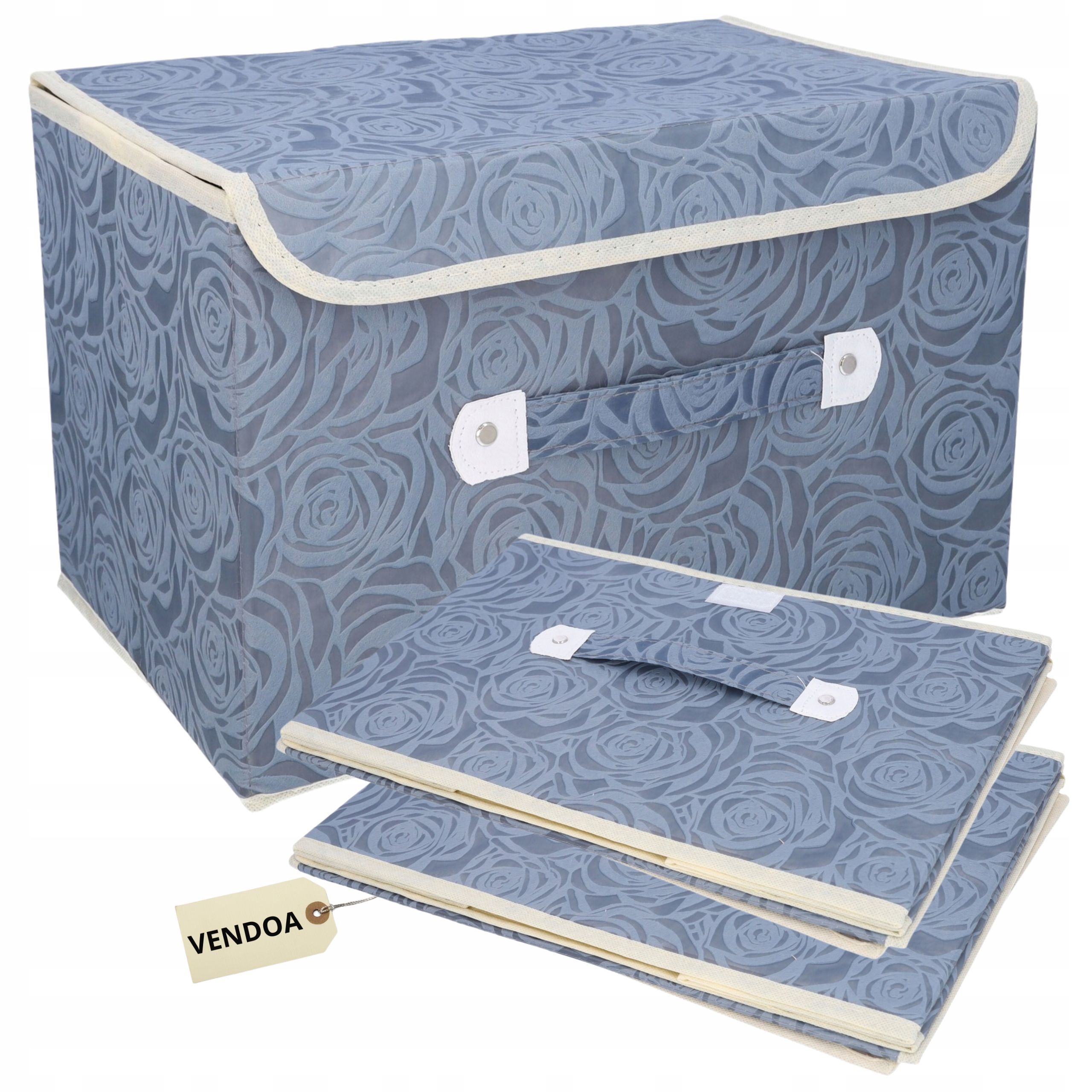  Organizér do skříně 38x25x25 látková krabička krabice skladování