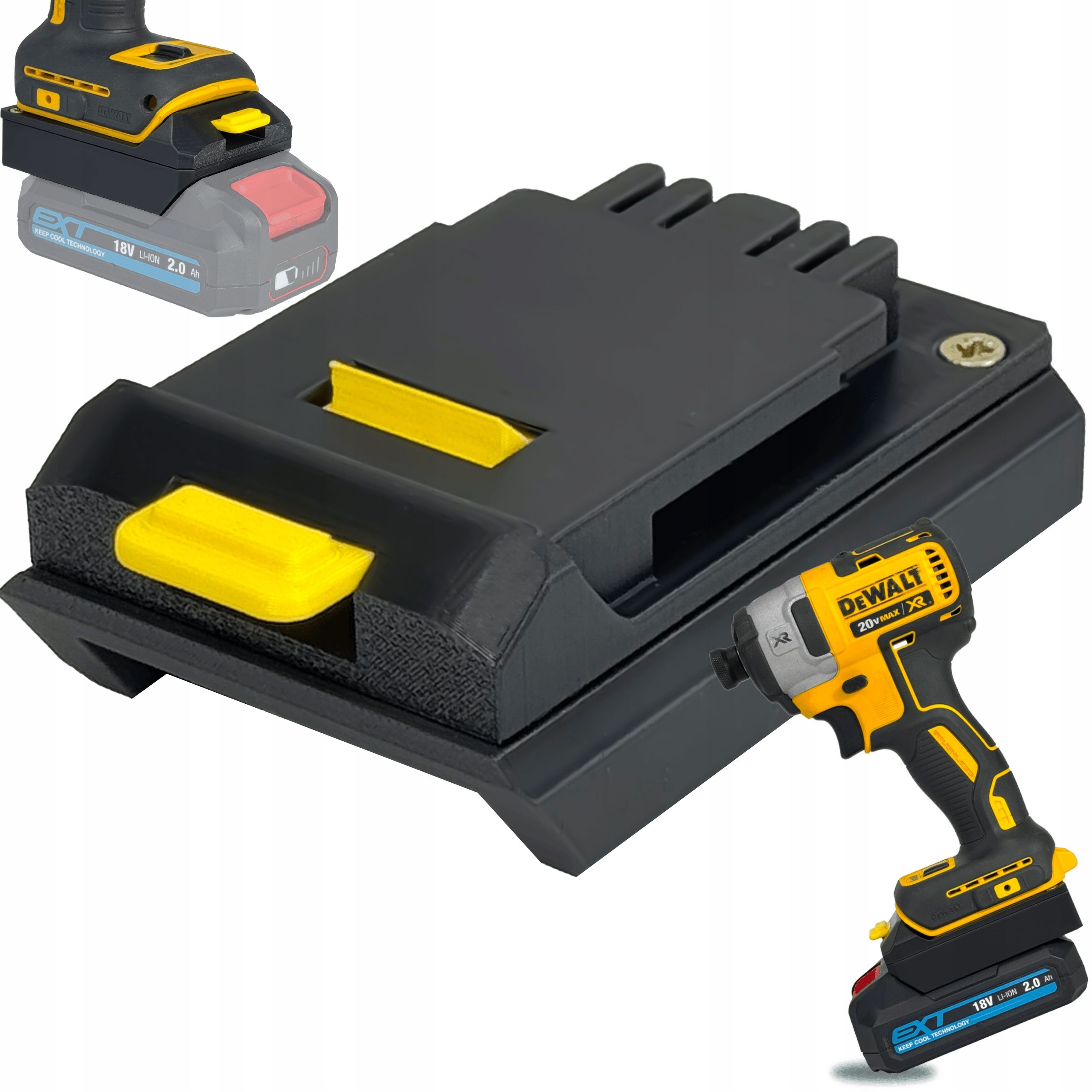  Adapter with tools dewalt 18v for the mixer bosch pba 18v