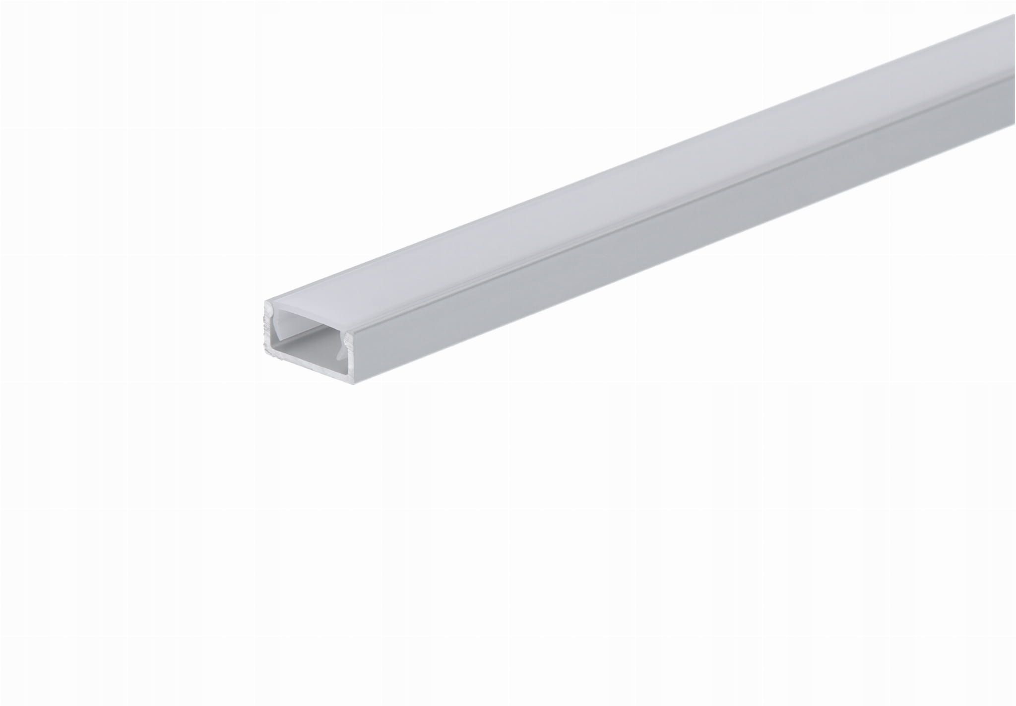  Profils led basic ar vizieri piens balts mlf 2m