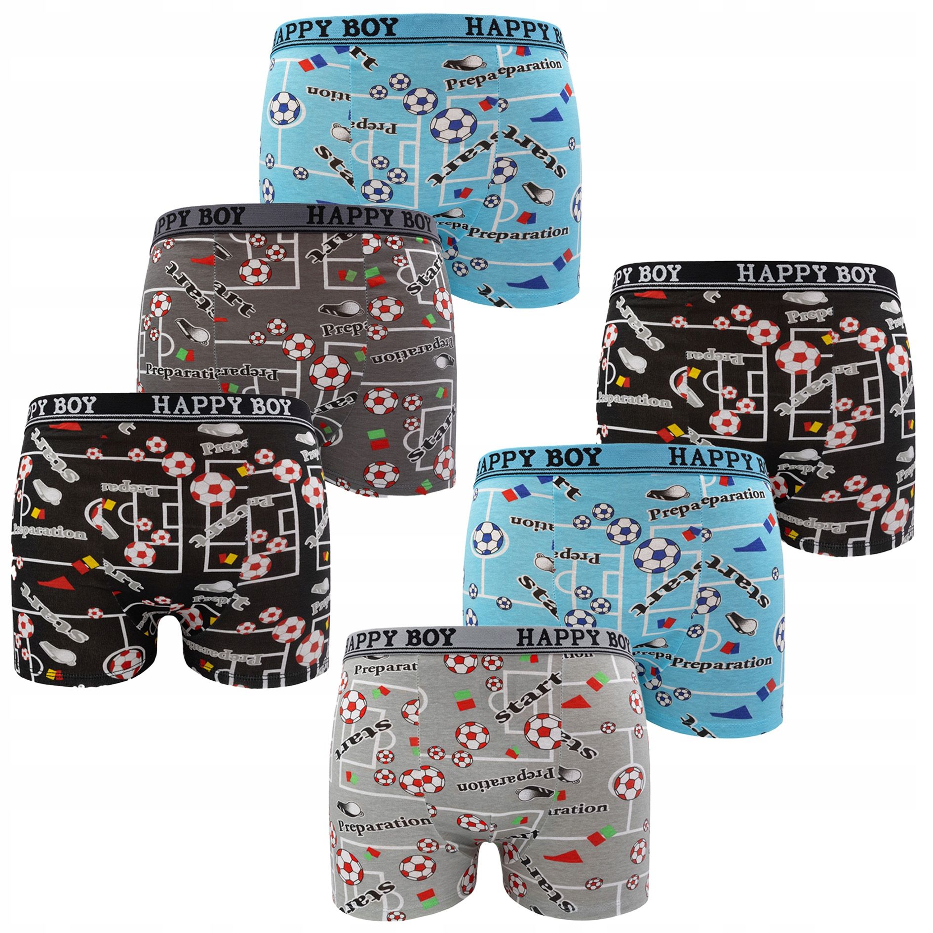  6x boxer für jungen garnitur mix größe 152-158