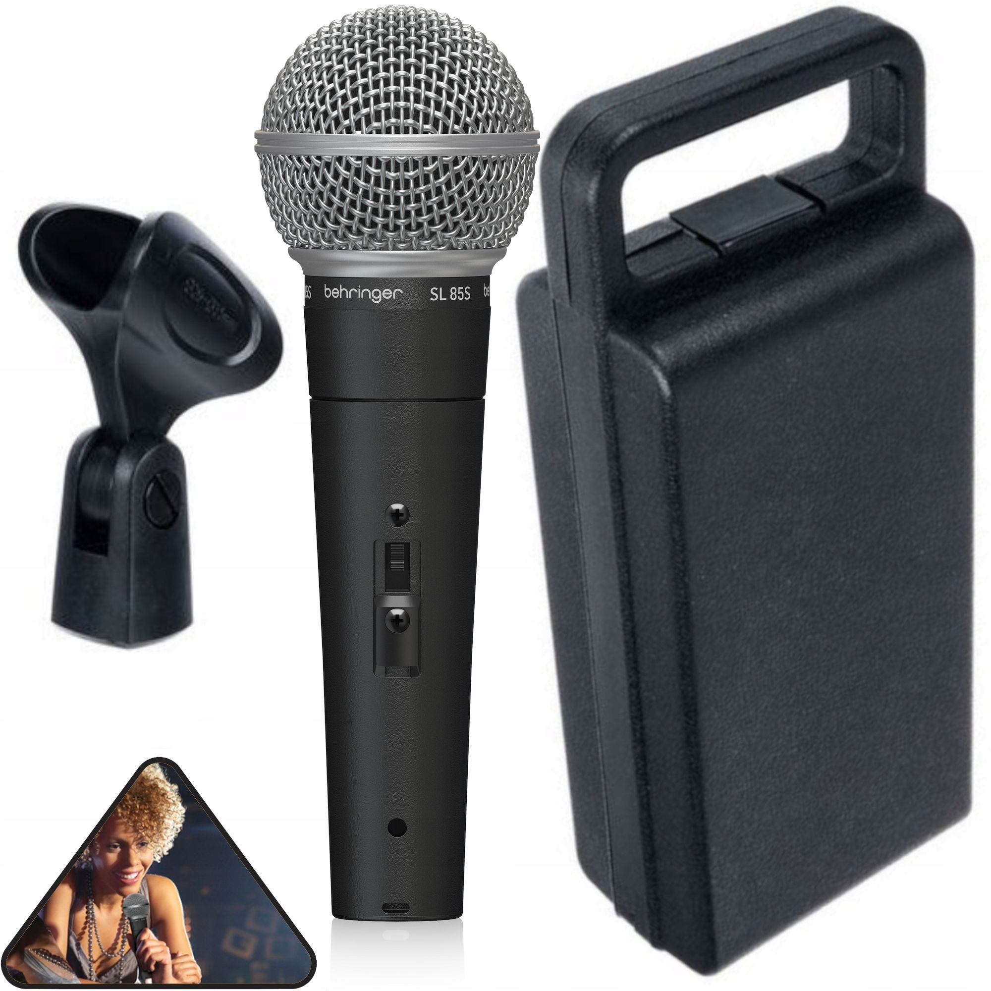  Bv4038 wielkomembranowy kondensatorinis mikrofonas stovas vokalas usb behringeris