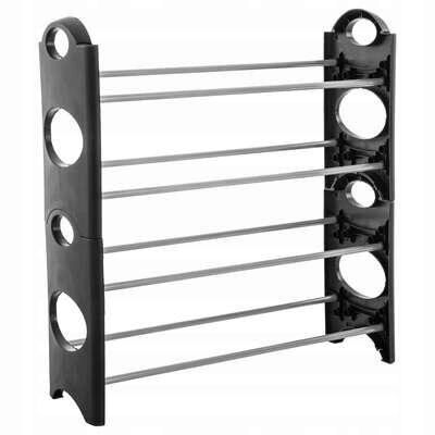  Bamboo shoe rack 3 levels on 9 pairs shoe