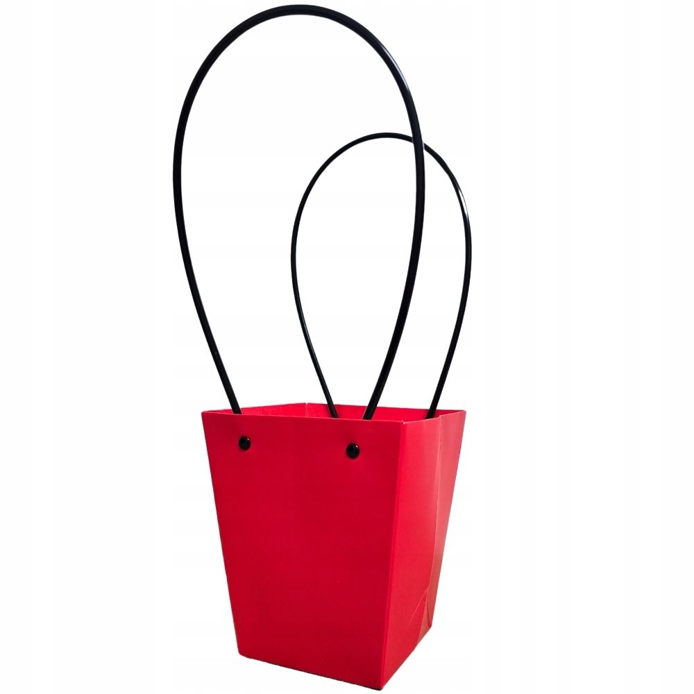 Papīra dāvanu maisiņš par ziediem krāšņs ar rokturi roz/zloto 33cm10szt