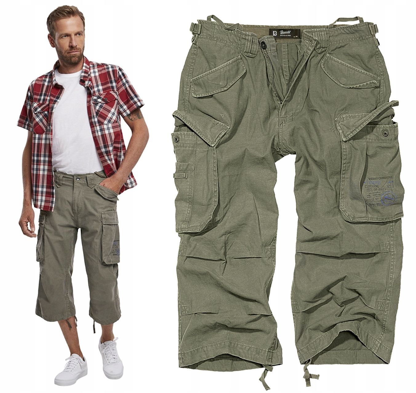  Kurze herrenshorts militär militär brandit bdu moro dark tarnung s