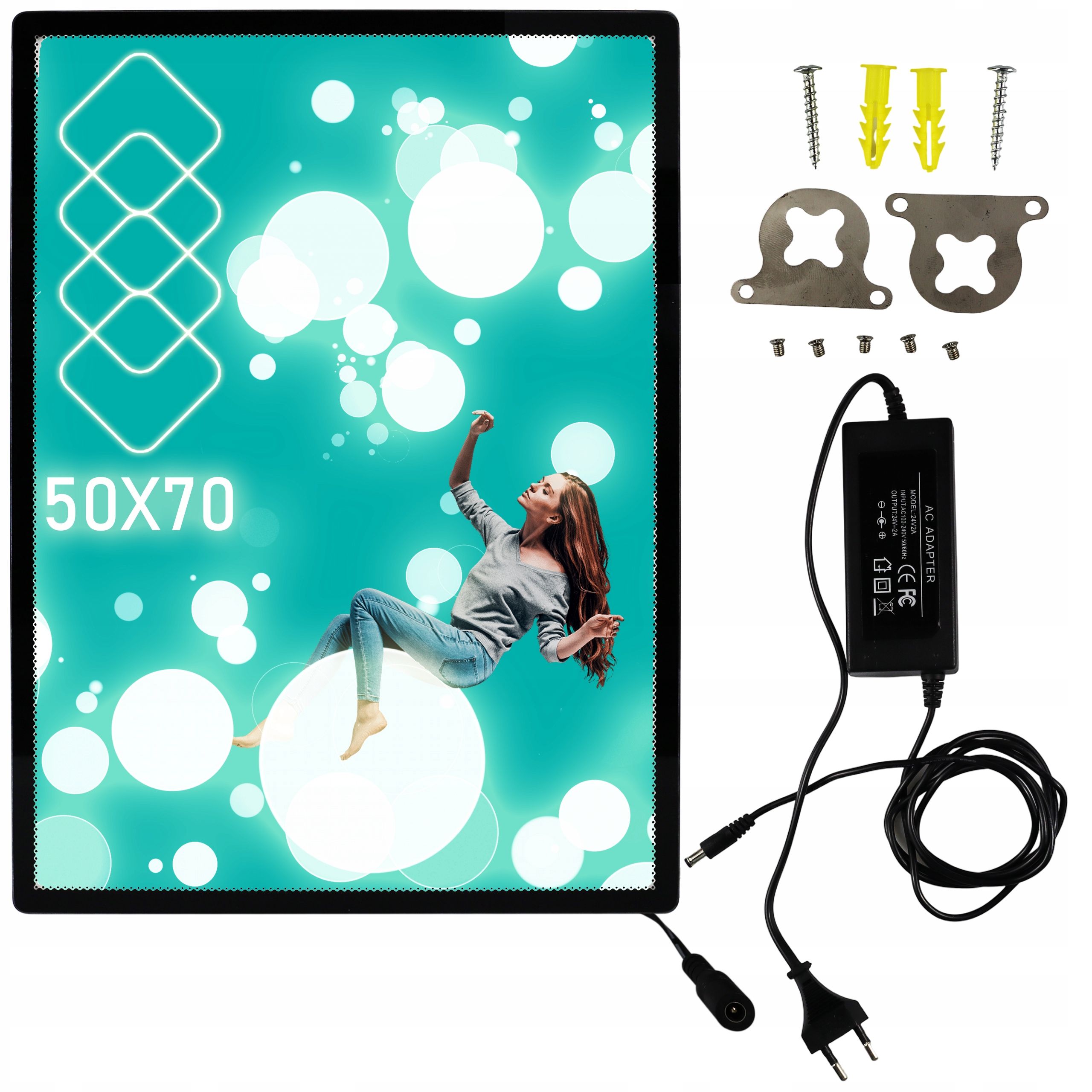  Raami valgustusega b2 raami 50x70 led reklaam plakat led plakat