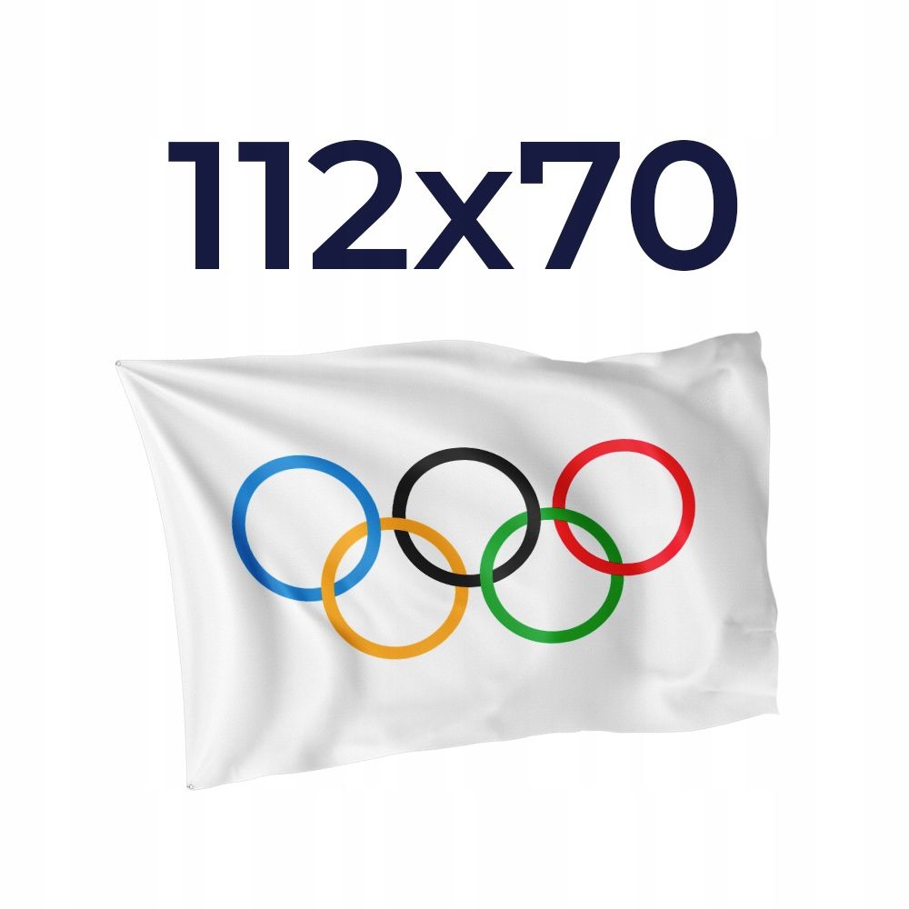  Flagge olimpijska olympiade 120x75cm premium / großartig fest - hersteller