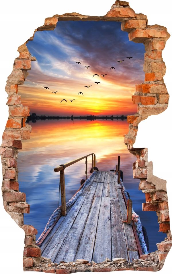  Sienas uzlīmes foto tapetes caurums 688 daba