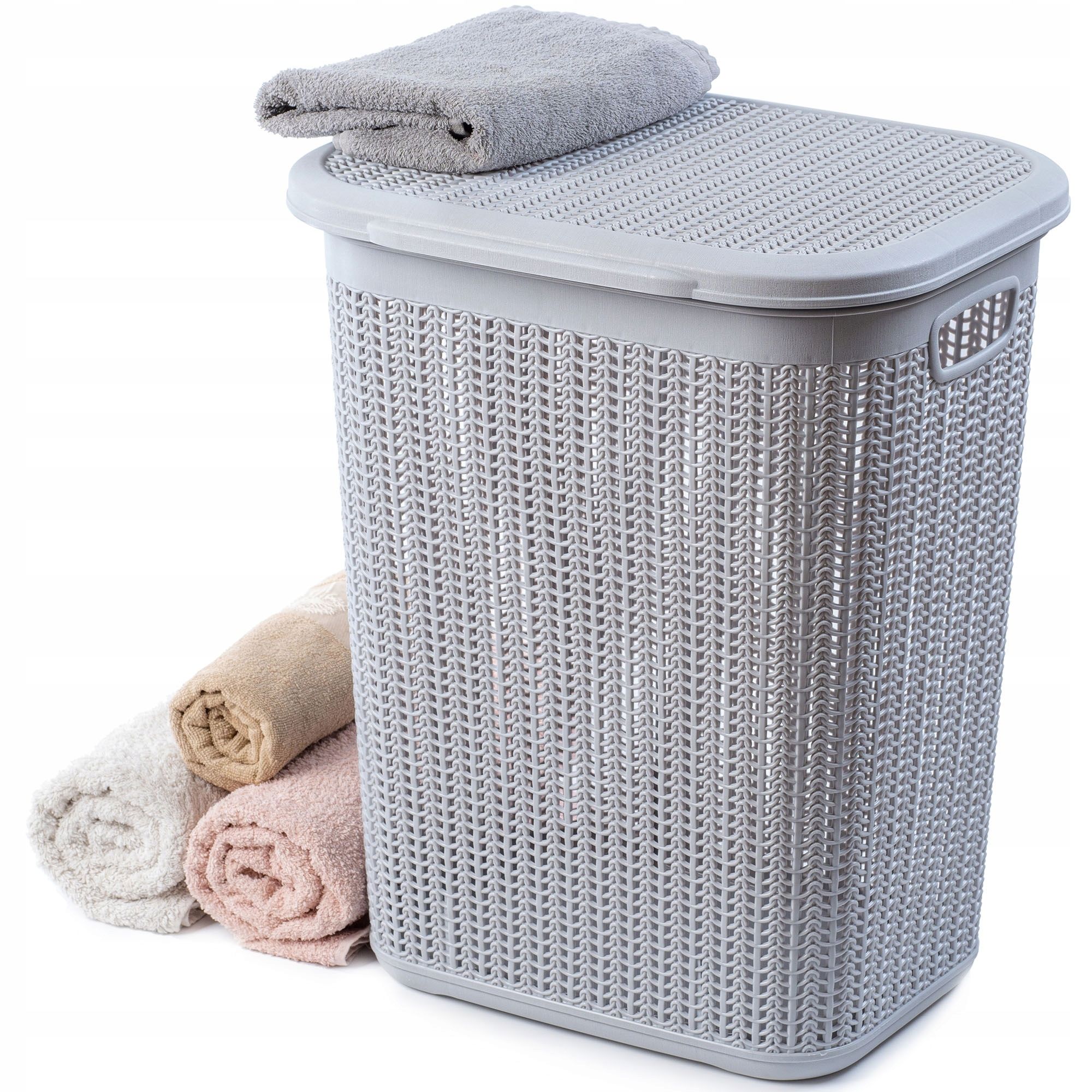  Flexible bag laundry basket universal miednica 42l green