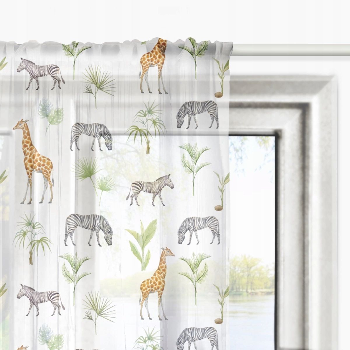  Závěs wild safari vzor d210 | listy monstery