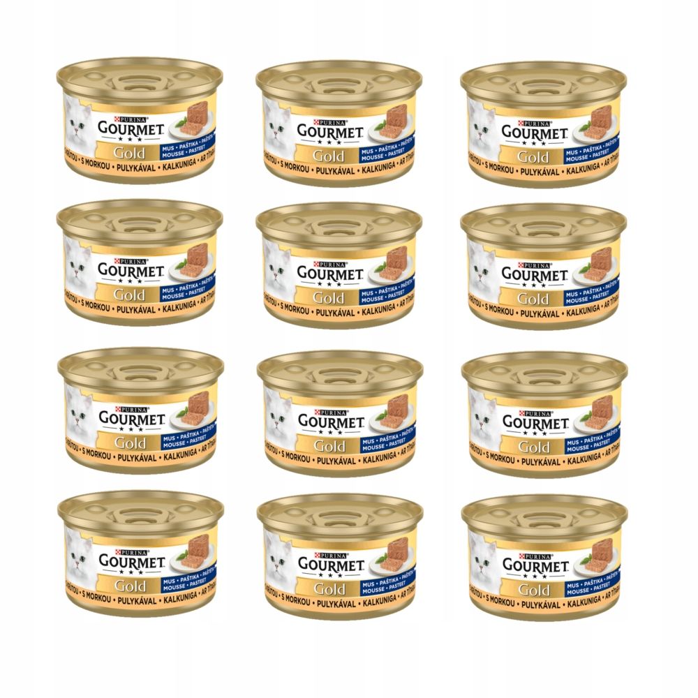 Gourmet gold skonių mišinys 24x85g + pro plan sterilised 3x85g nemokamai