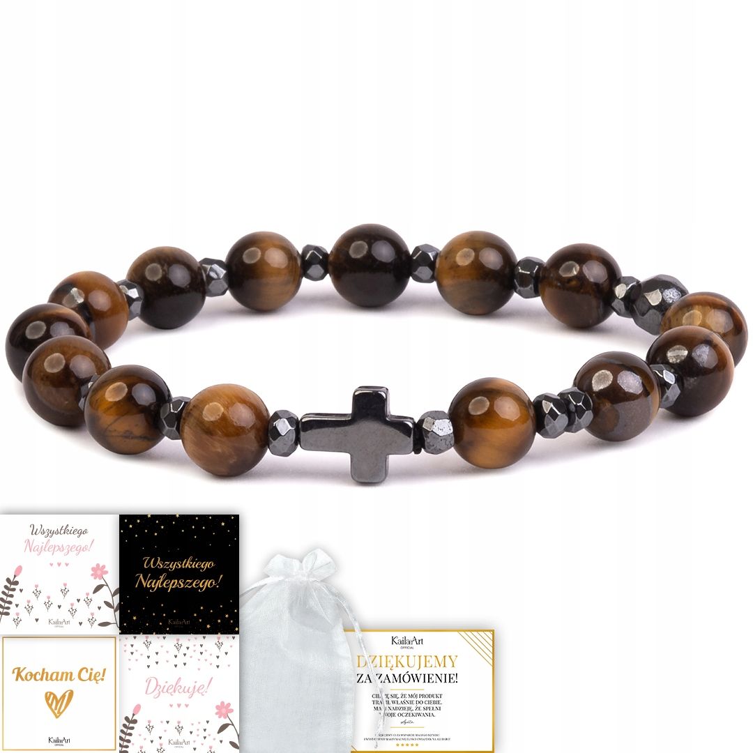  Rosary bracelet with crossword clue from natural stones cross agate dragoon