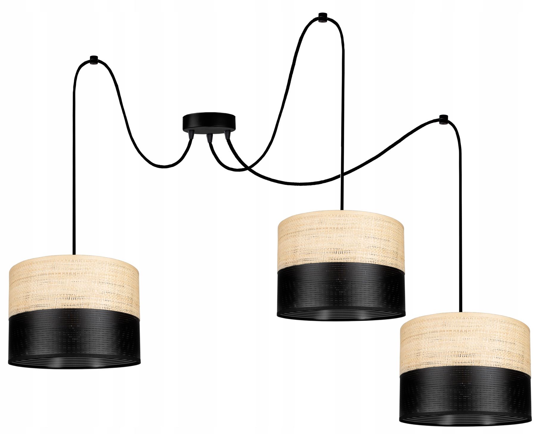  Pendel-deckenleuchte lampe stehlampe modern rattan boho loft-stil led