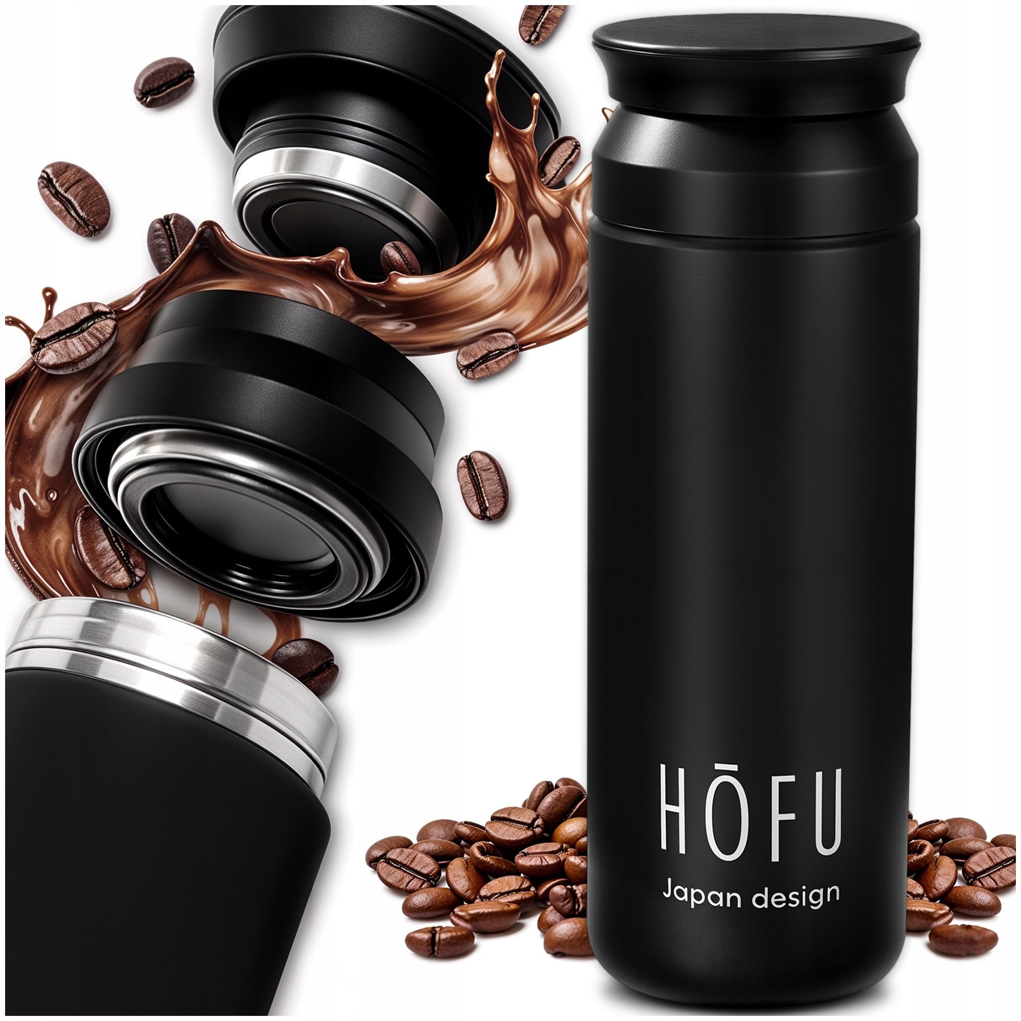  Thermo mug thermos for coffee, tea for the car tight 500 ml