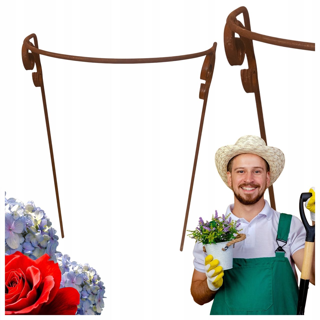 Podpora rostlin popínavé rostliny žebřík květiny hortenzie velikost podporuje 150 cm