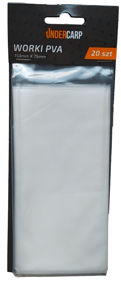  Undercarp rezerves daļas pva maisiņi 140mm x 85mm 25 gab.