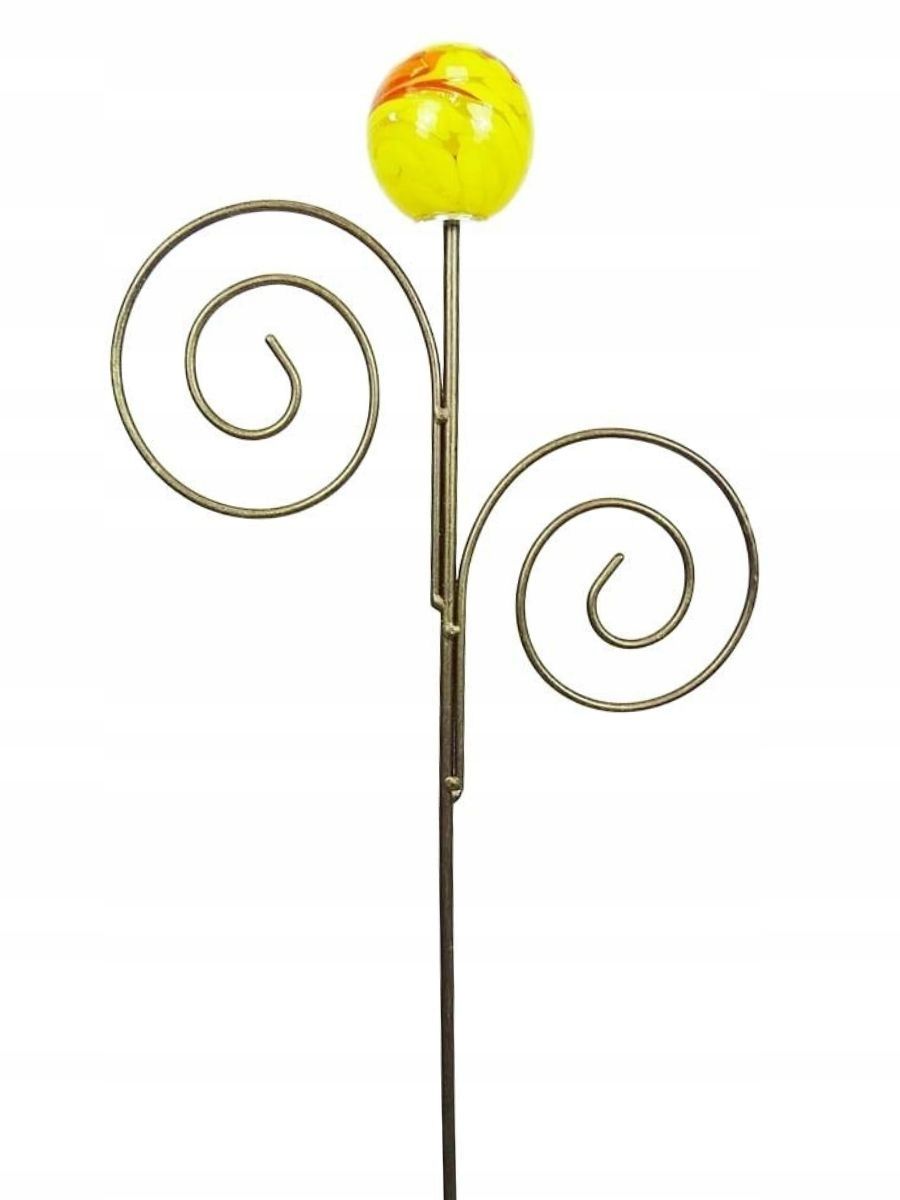  Plant support heart - large, effect golden rusty | polish product