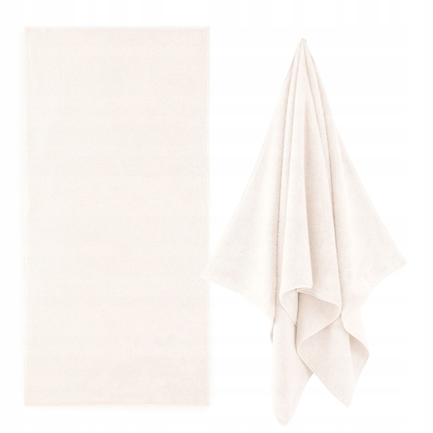  Zwoltex kiwi 2 vonios rankšluostis didelis plaukams storas balkšva 500g 50x100cm