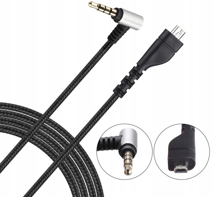  Kabelis laidas į steelseries arctis 3 5 7 9x pro jack