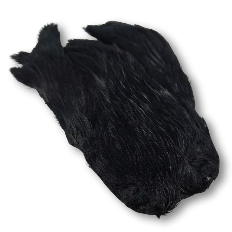  Kapka kakls vistas hen neck slapjš mušas fly dressing gn33-31 black