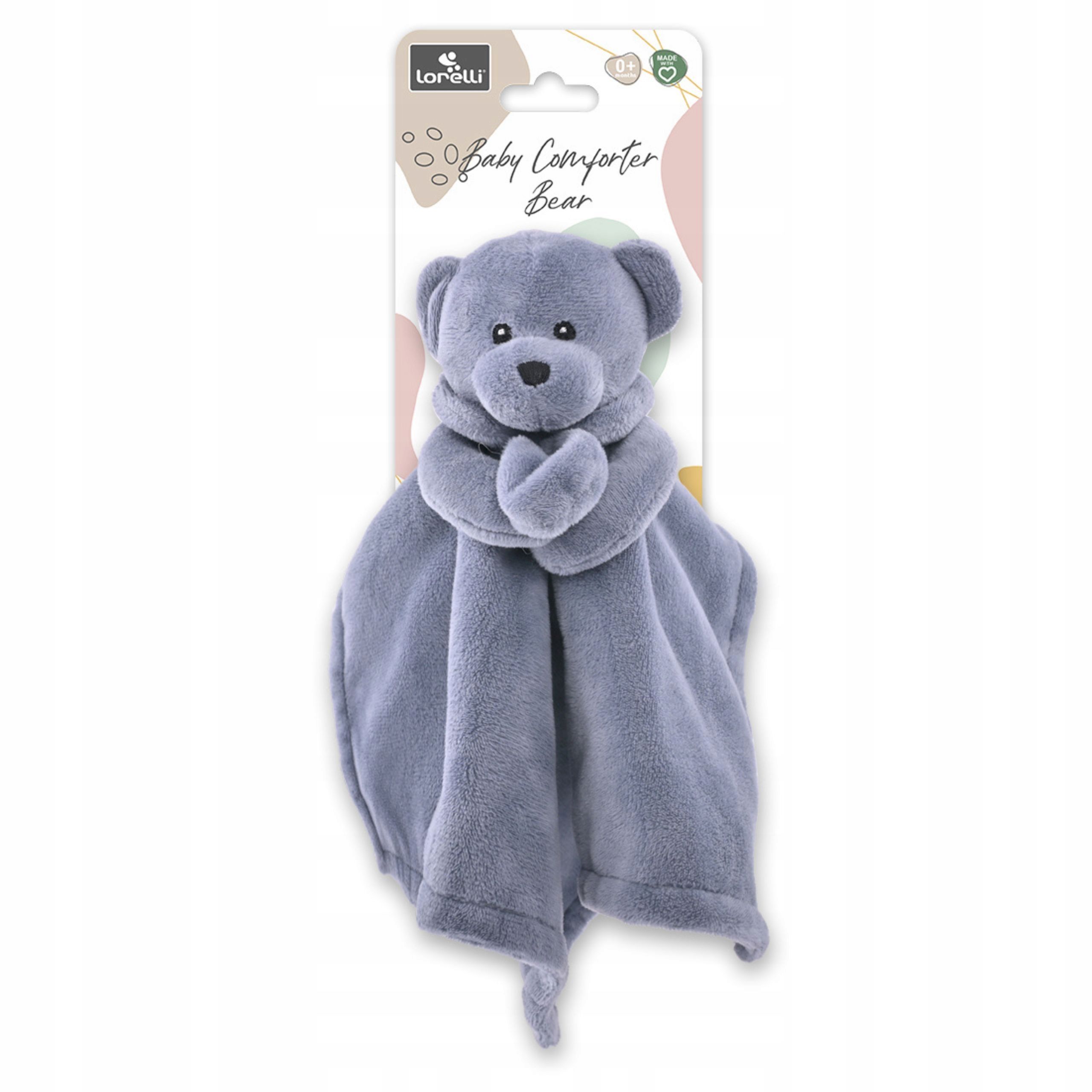  Cuddly toy comforter for babies sleepyhead mis tulis lorelli grey
