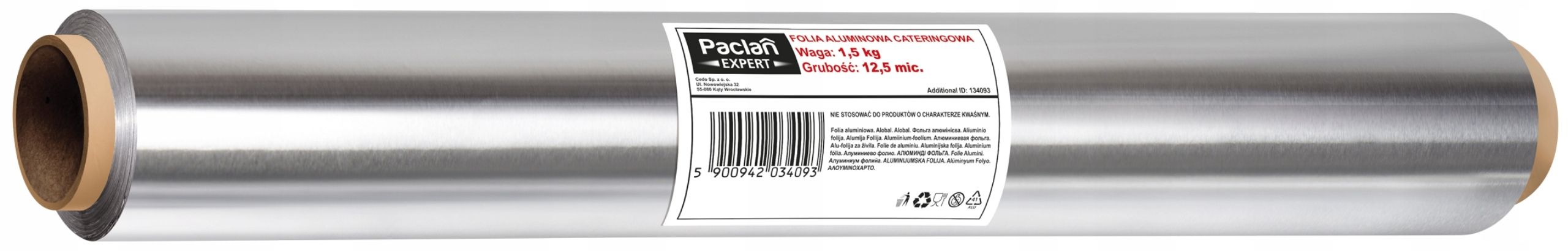 Aluminio folija paclan - 60 m - gastronominė tvirtas storas 2 kompiuterių.