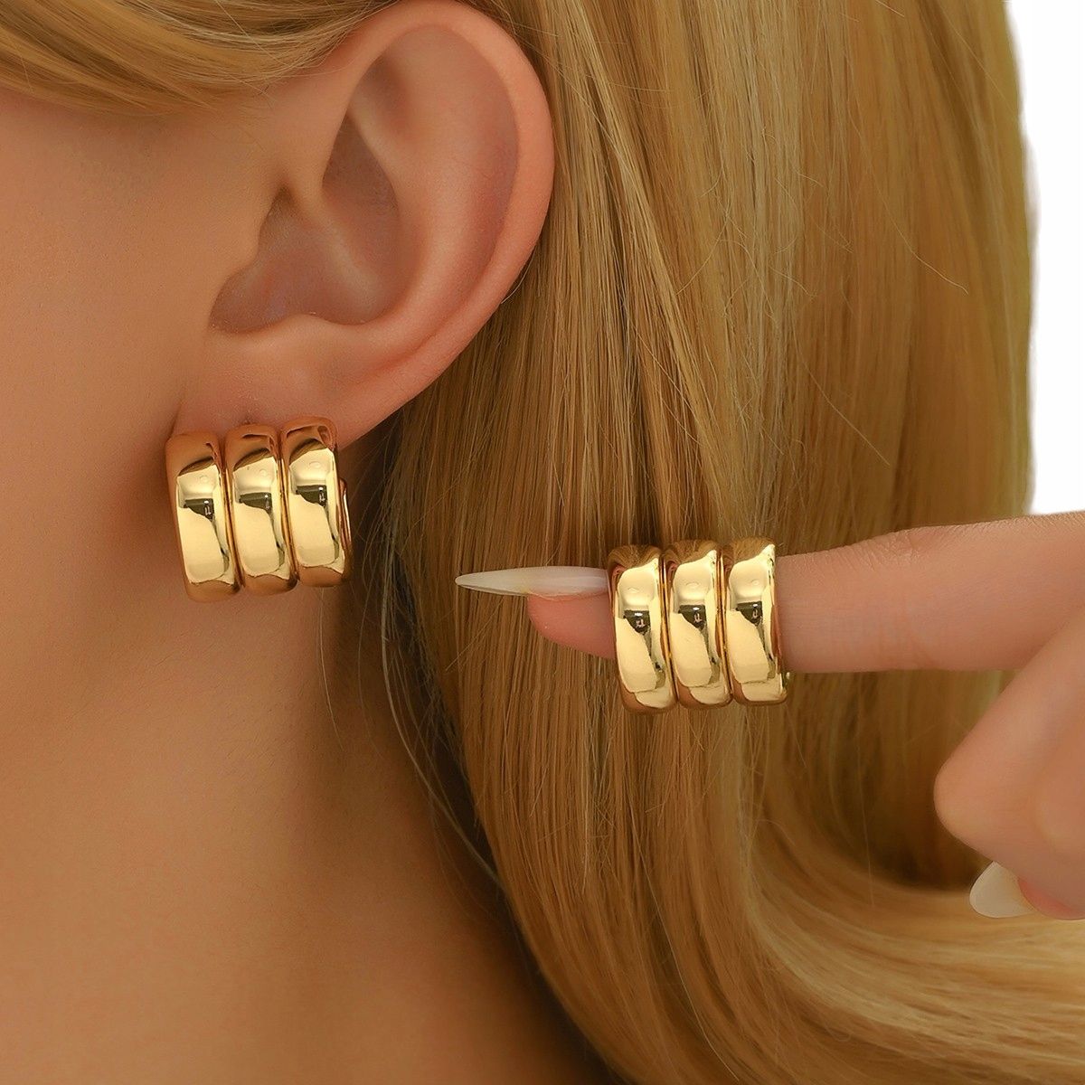 Ohrstecker farbe silber lang quasten diamanten bälle elegant 125mm