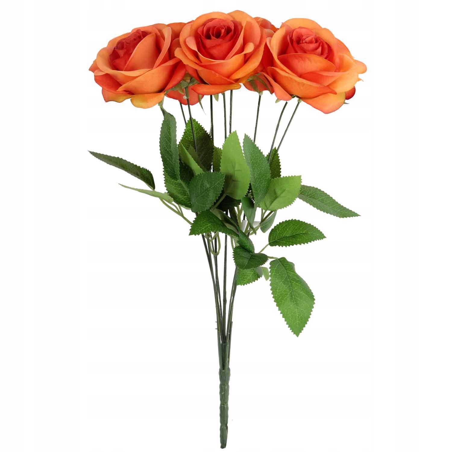  Kytice 9 veľkosť 48 cm ružový umelé kvety roze ako nažive do vázy