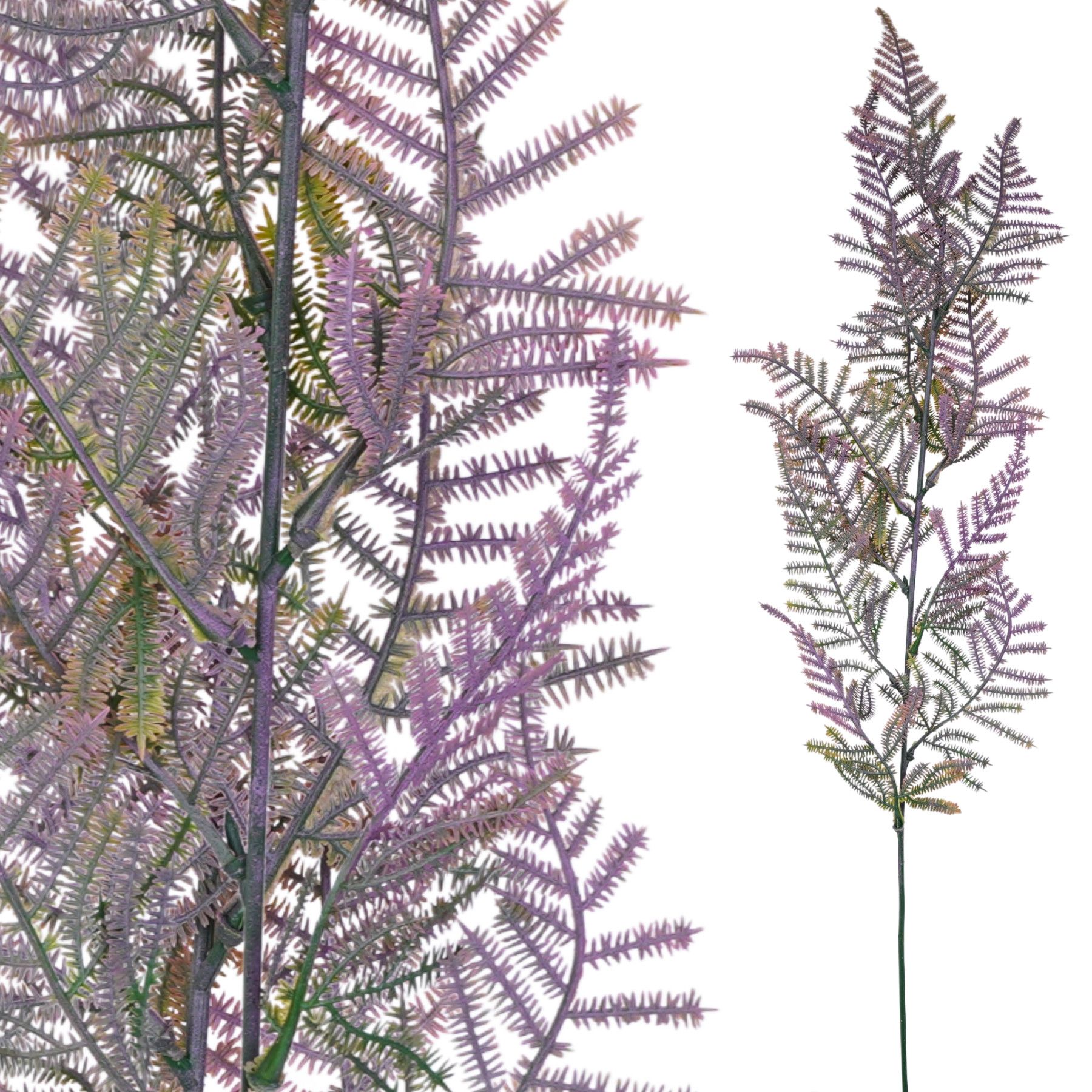  Dirbtinės gėlės gipsowka šakelė 32cm tanki violetinė priedas puokštėms